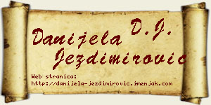 Danijela Jezdimirović vizit kartica